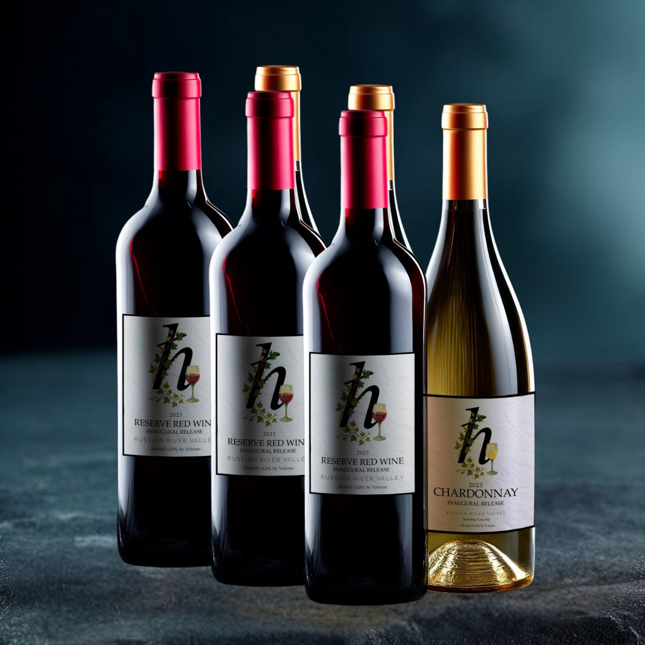 Chardonnay and Reserve Red Blend - 2023 - 6-Bottle Set